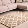 Orsina Brown and Natural Rug with Geometric Pattern, perfect for modern living room decor
