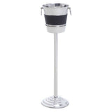 Orsina Stylish Stainless Steel Wine Bucket on Stand for Chill Beverages at Events