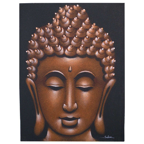 Buddha Painting - Copper Sand Finish AW-Dropship