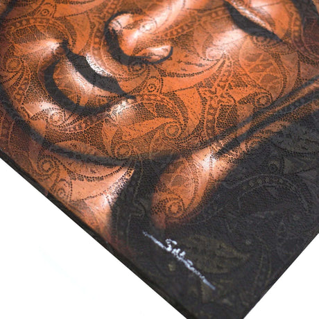Buddha Painting - Copper Brocade Detail AW-Dropship