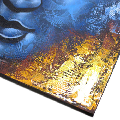 Buddha Painting - Blue Face Abstract AW-Dropship