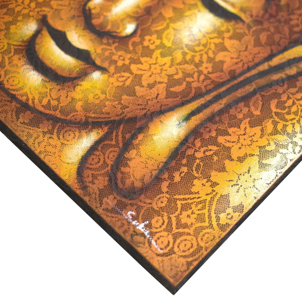 Buddha Painting - Gold Brocade Detail AW-Dropship
