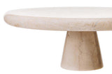 Orsina Cake Stand with a Smooth Round Surface and Elegant Stone Base for Serving Desserts