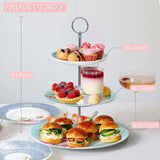 Three-Tier Cake Stand from London Boutique Lifestyle with Pastries and Desserts for Elegant Display