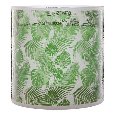 Orsina Green Candle Holder with Tropical Leaf Design for Stylish Home Decor