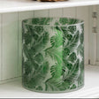 Orsina Candle Holder with Green Leaf Design for Elegant Home Decor
