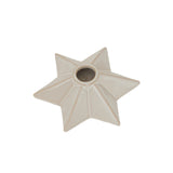 Shades 4 Seasons Star-Shaped Candle Holder in Soft Beige for Stylish Christmas Decor