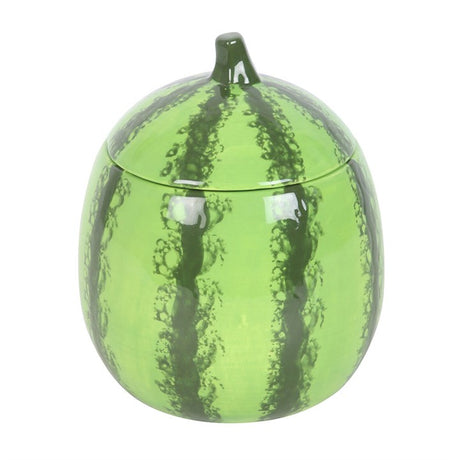 Watermelon Design Candle Jar with Lid - Stylish Home Decor N/A