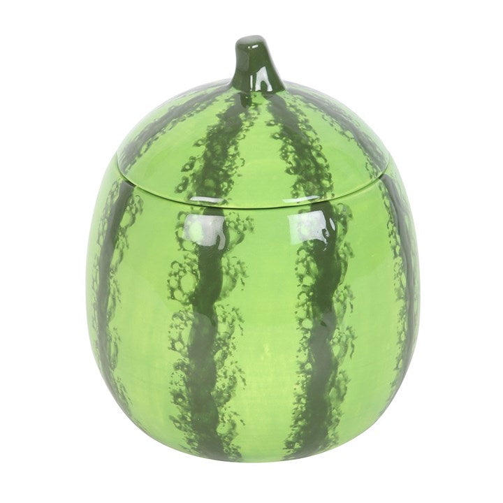 Watermelon Design Candle Jar with Lid - Stylish Home Decor N/A