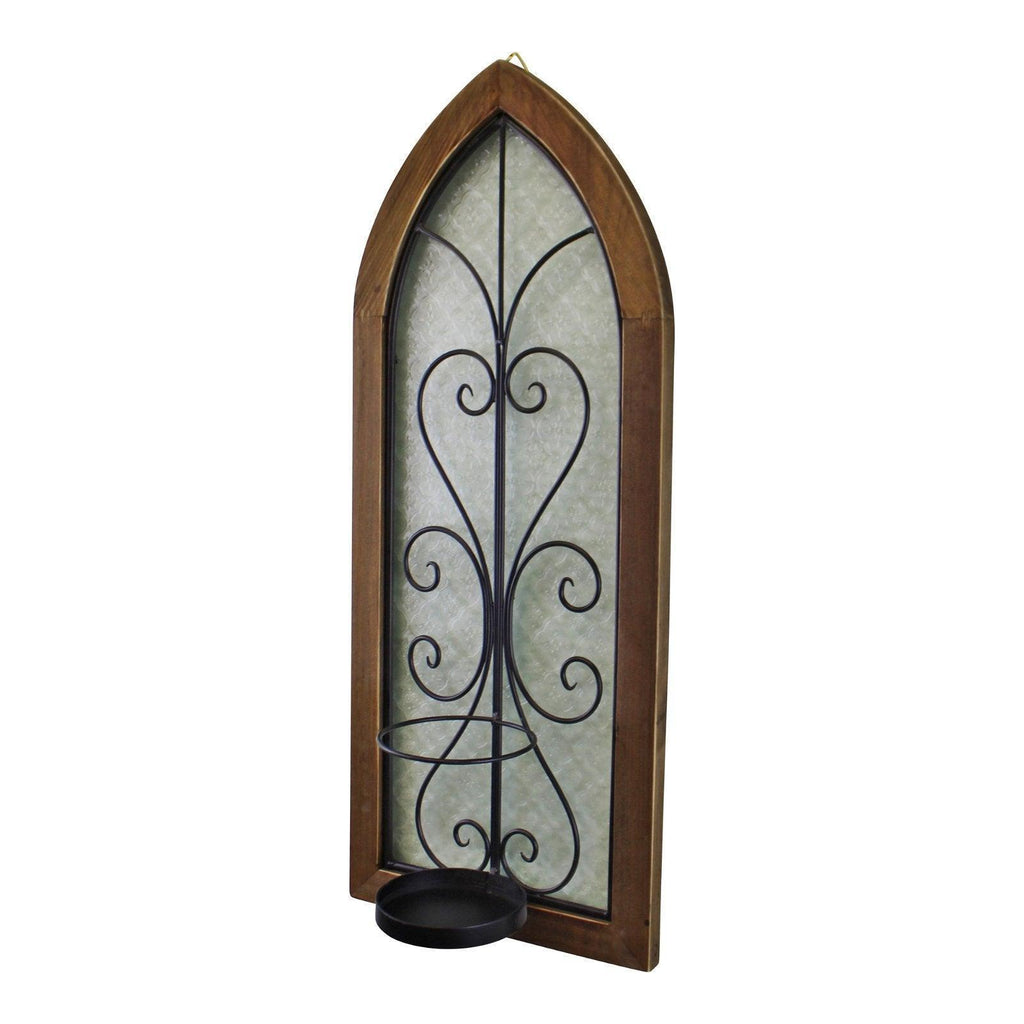 Candle Wall Sconce, Church Window Design Geko Products