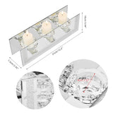 Elegant mirrored candle holder featuring three crystal cups for a stylish home decor accent
