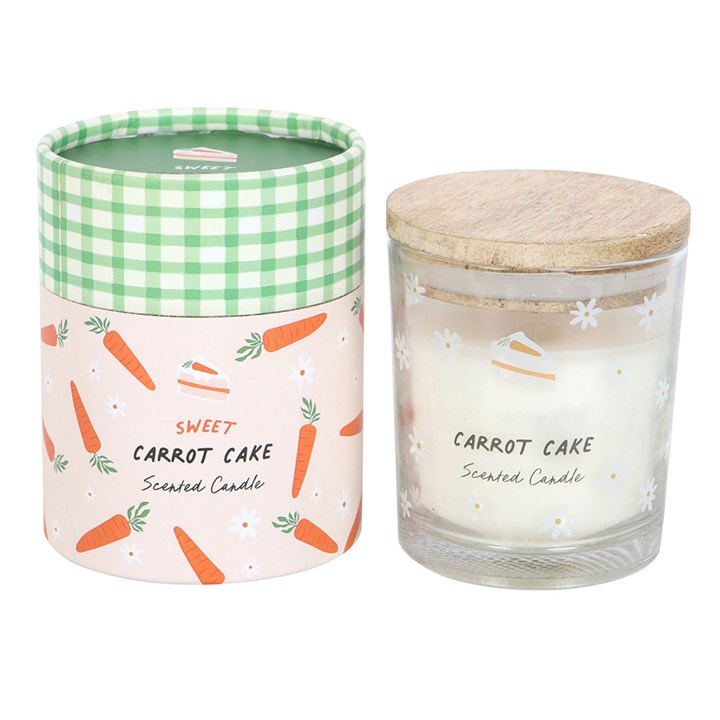 Carrot Cake Candle - Sweet Scented Decor Gift N/A