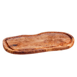 Selbrae House Wooden Carving Board with a Natural Live Edge for Stylish Food Presentation