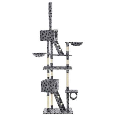 Cat Tree with Sisal Scratching Posts 230-260 cm vidaXL