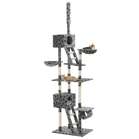 Cat Tree with Sisal Scratching Posts 230-260 cm vidaXL