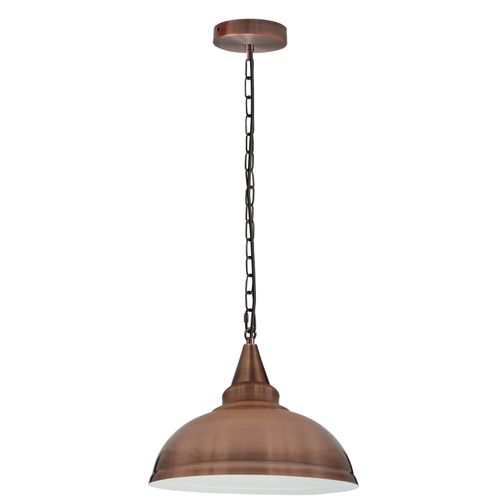 Vintage Industrial E27 Ceiling Hanging Light Shade Metal Ceiling Pendant Lamp Copper without bulb Un-branded