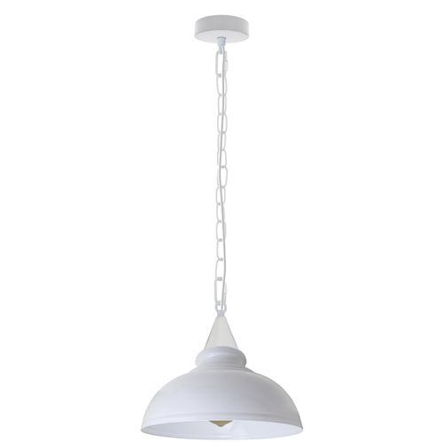 Vintage Industrial E27 Ceiling Hanging Light Shade Metal Ceiling Pendant Lamp White Un-branded
