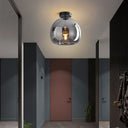 Elegant Glass Ceiling Light with a Modern Design, Perfect for Contemporary Interiors