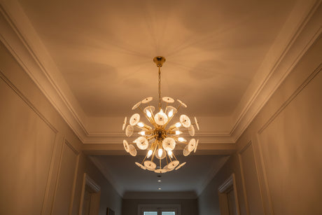 Orsina Modern Ceiling Light in a Unique Sphere Design with Elegant Glass Accents