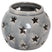 Shades 4 Seasons Ceramic Candle Lantern with Star Cutouts GREY CERAMIC Shades 4 Seasons