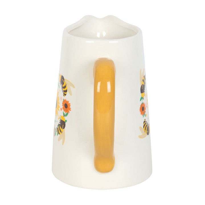 Summer Bee and Sunflower Ceramic Flower Jug N/A