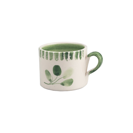 Selbrae House Ceramic Mug with Green Floral Design and Smooth Surface for Stylish Tea or Coffee Serving