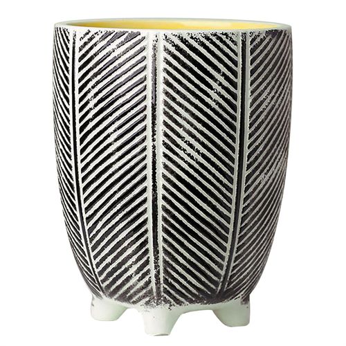 Artificial Plants Mini Desktop Ceramic Planters Leaf