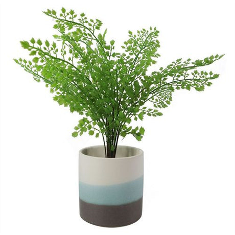 Artificial Plants Mini Desktop Ceramic Planters Leaf