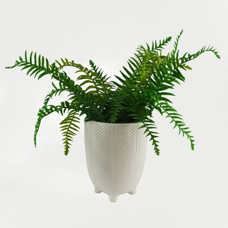 Artificial Plants Mini Desktop Ceramic Planters Leaf