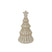 Elegant Snowy Layered Tree decoration in white for festive Christmas room decor
