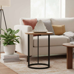 Ceramic Tree Dish displayed on a modern side table in a cosy living room setting