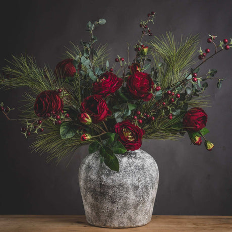 Shades 4 Seasons Ceramic Vase with Rustic Finish Shades 4 Seasons