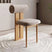 Nisu Home Contemporary Chair with a Soft Upholstered Seat and Unique Backrest Design