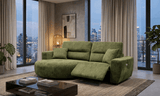 Contemporary green Chaise Lounge with plush cushions and a sleek design for stylish living rooms