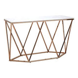 Allure Rectangular Champagne Console Table Orsina