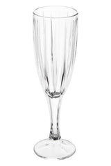 Stylish Orsina Champagne Flutes with Vertical Stripes for Elegant Celebrations