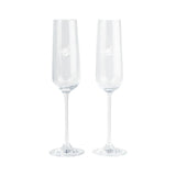 Elegant Selbrae House Champagne Flutes with delicate spider design for special celebrations