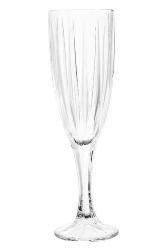 Orsina Elegant Clear Champagne Flutes with a Perfectly Fluted Design for Celebrations