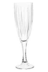 Orsina Elegant Clear Champagne Flutes with a Perfectly Fluted Design for Celebrations