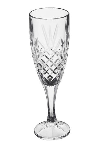 Orsina Champagne Glasses with Elegant Cut Crystal Design for Celebratory Drinks
