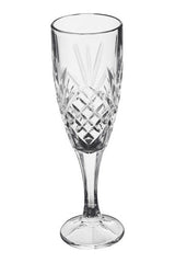 Orsina Champagne Glasses with Elegant Cut Crystal Design for Celebratory Drinks
