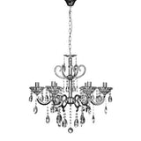 Orsina Chandelier with Crystal Droplets and Elegant Design for Stylish Interiors