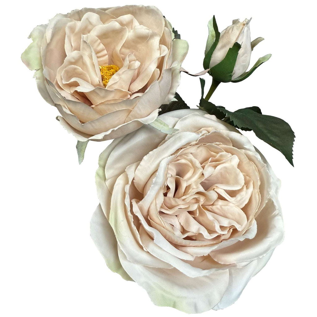 The Natural Garden Collection Palest Blush Charity Rose PINK PLASTIC Shades 4 Seasons