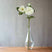 The Natural Garden Collection White Charity Rose WHITE PLASTIC Shades 4 Seasons