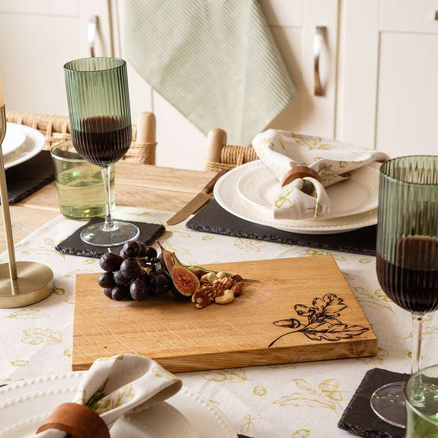 Selbrae House Cheese Board with intricate floral design, perfect for serving snacks and entertaining guests