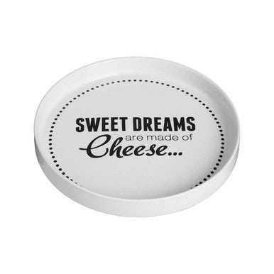 Orsina Cheese Board with a humorous 'Sweet Dreams are made of Cheese' design for entertaining
