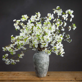 Shades 4 Seasons Cherry Blossom Spray - Artificial Spring Stem BURGUNDY PLASTIC Shades 4 Seasons