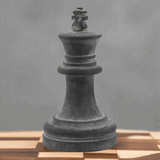 Amalfi Grey King Chess Piece Ornament Shades 4 Seasons
