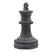Amalfi Grey King Chess Piece Ornament GREY CERAMIC Shades 4 Seasons