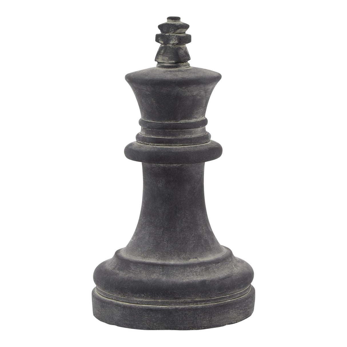 Amalfi Grey King Chess Piece Ornament GREY CERAMIC Shades 4 Seasons